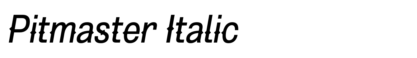 Pitmaster Italic